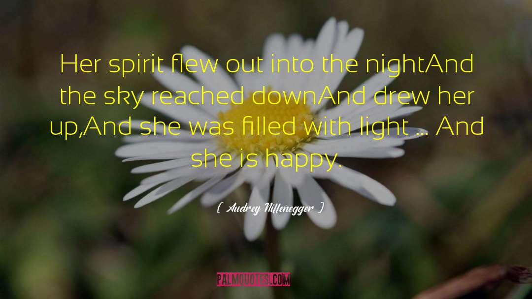 Determined Spiritmined Spirit quotes by Audrey Niffenegger