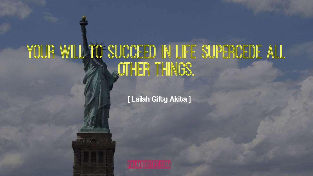 Determined To Succeed quotes by Lailah Gifty Akita