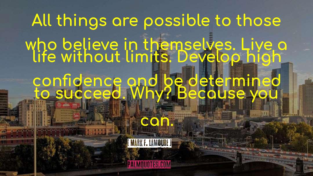 Determined To Succeed quotes by Mark F. LaMoure