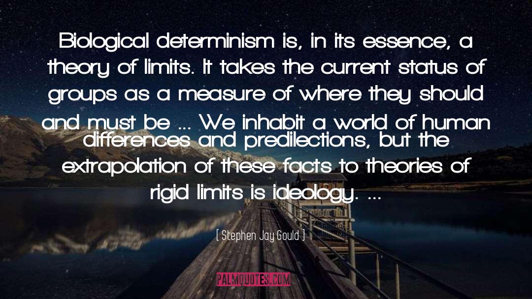 Determinism quotes by Stephen Jay Gould