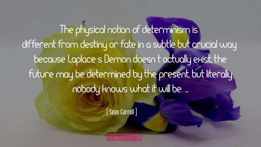 Determinism quotes by Sean Carroll