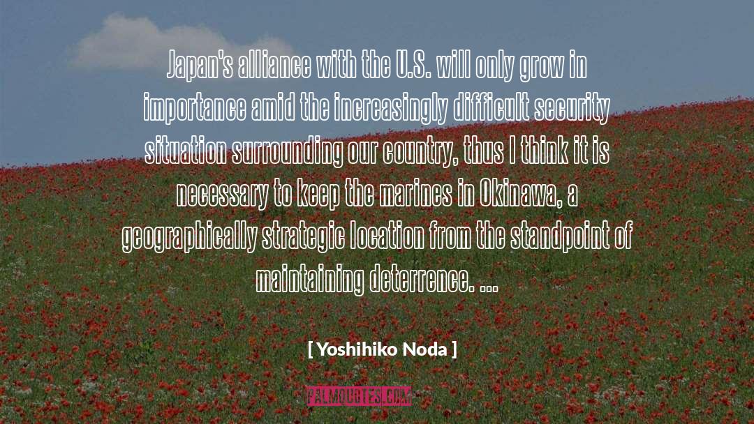 Deterrence quotes by Yoshihiko Noda