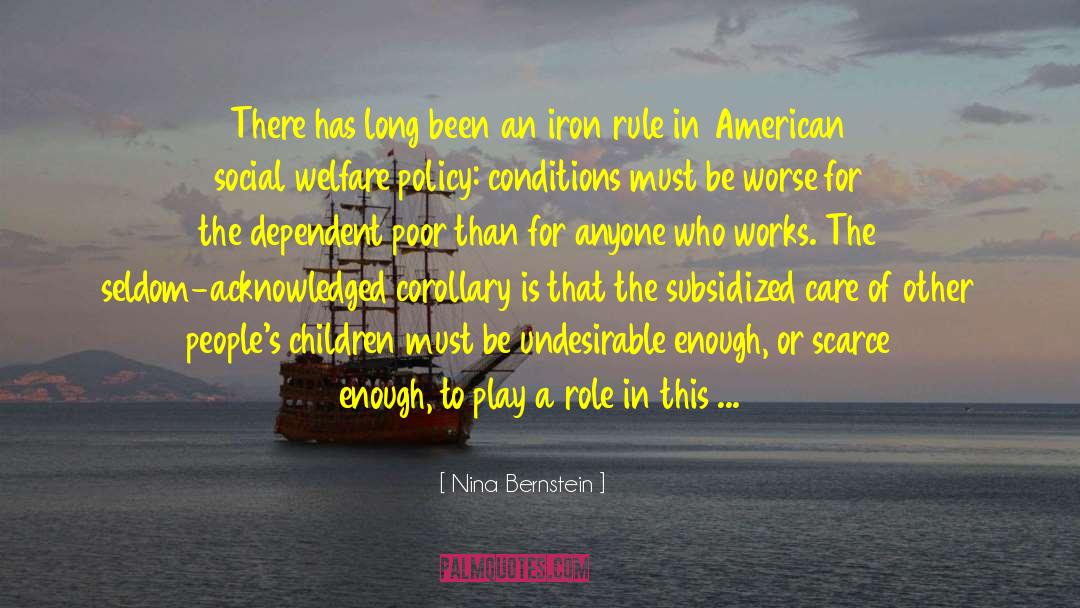 Deterrence quotes by Nina Bernstein