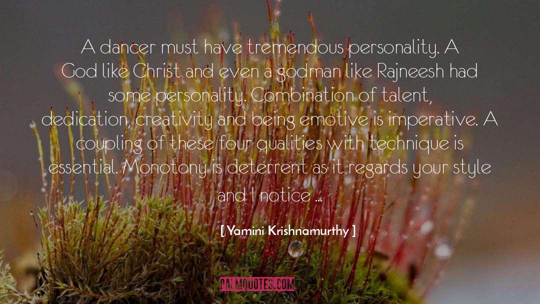 Deterrent quotes by Yamini Krishnamurthy