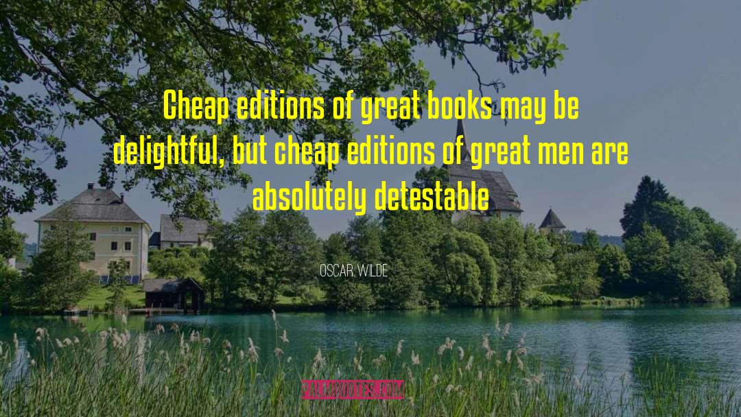 Detestable quotes by Oscar Wilde