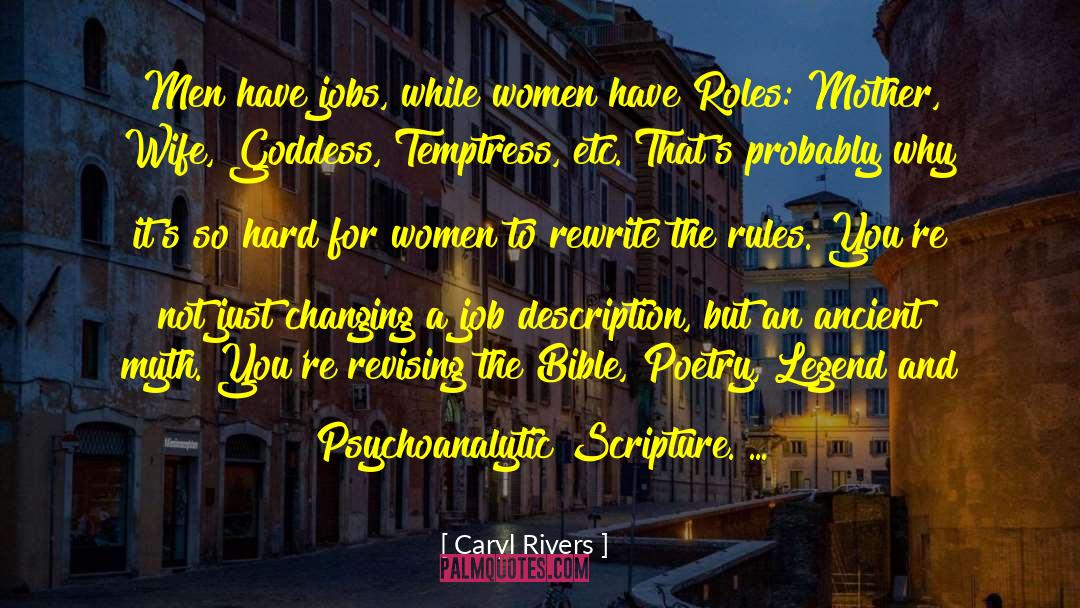 Dethier Revising quotes by Caryl Rivers