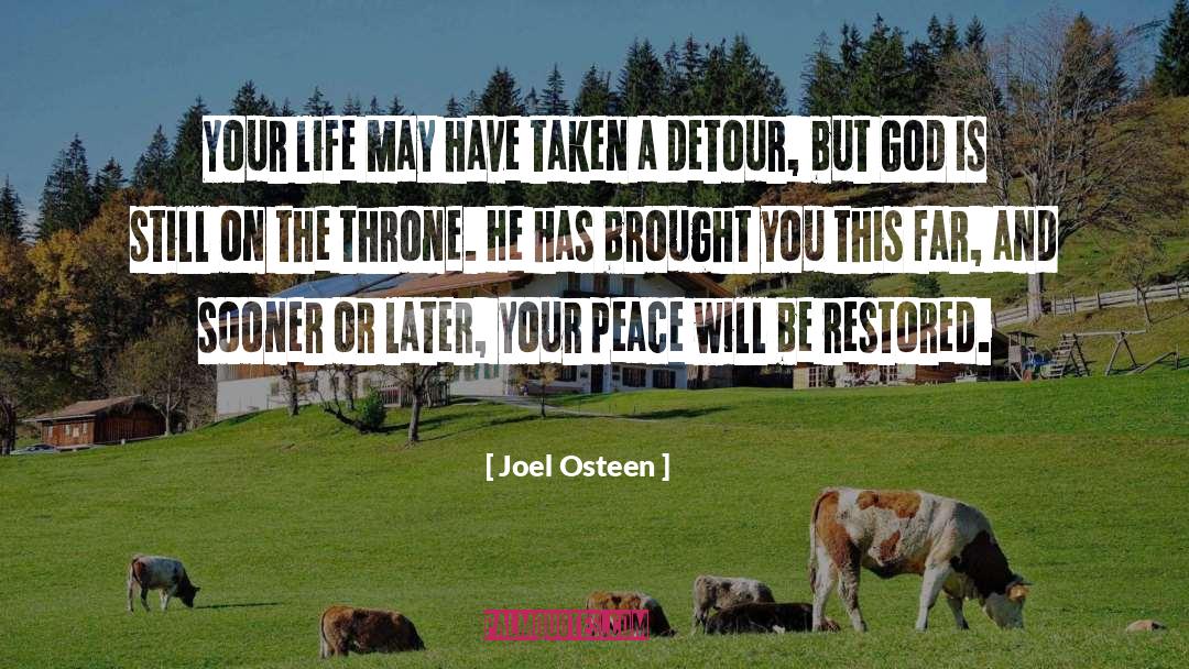 Detours quotes by Joel Osteen