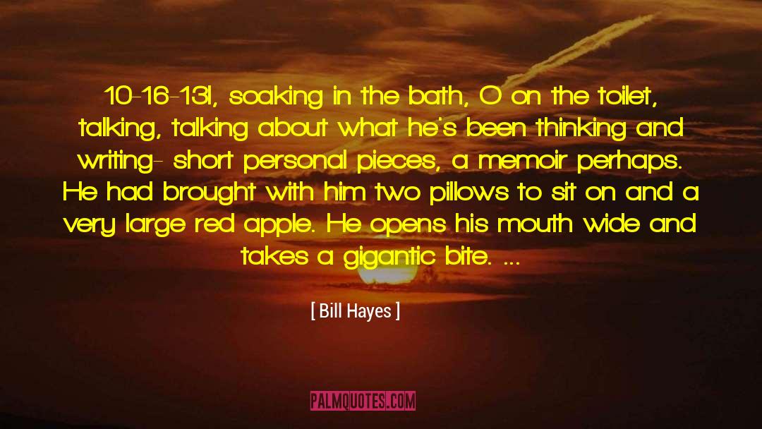 Detoxifying Bath quotes by Bill Hayes
