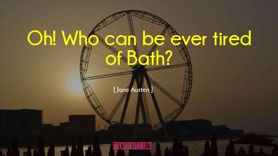 Detoxifying Bath quotes by Jane Austen