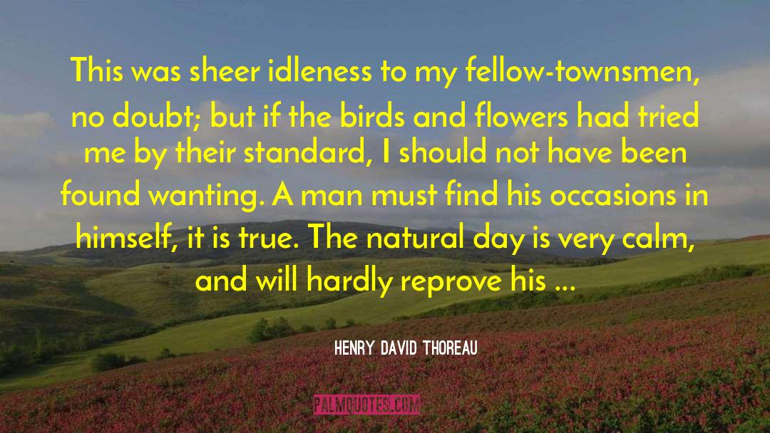 Detracting Birds quotes by Henry David Thoreau