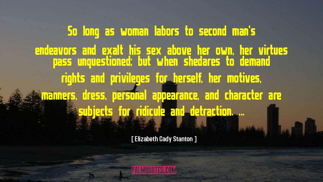 Detraction quotes by Elizabeth Cady Stanton