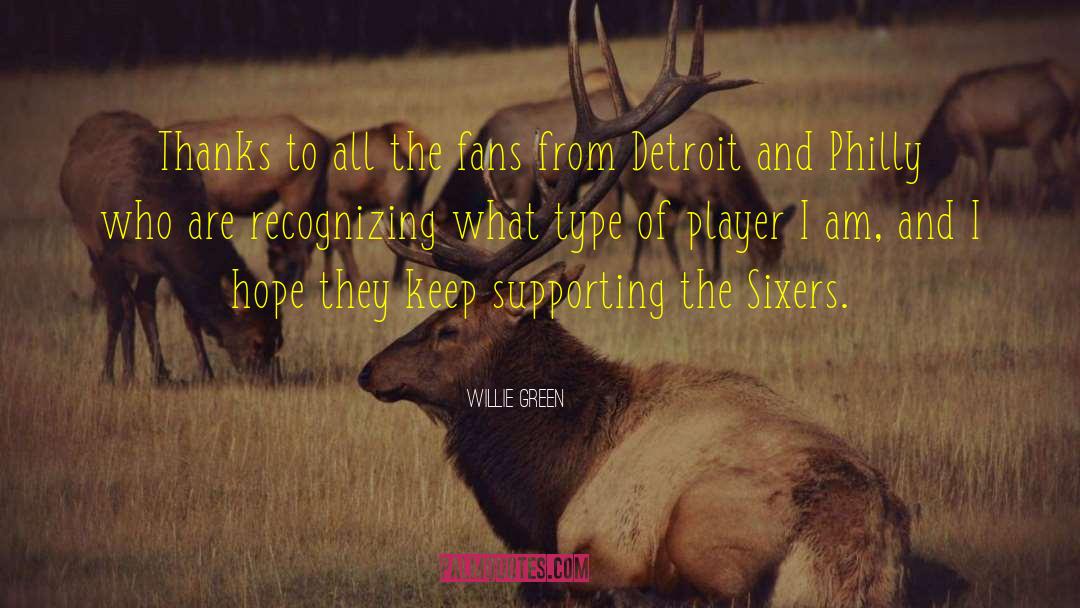 Detroit Tigers quotes by Willie Green