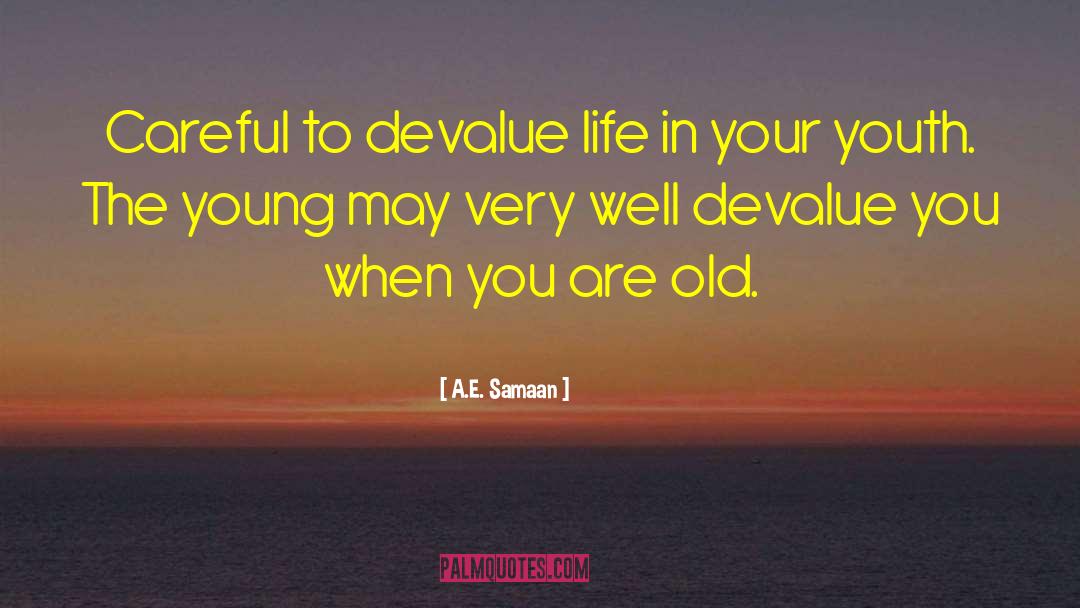 Devalue quotes by A.E. Samaan