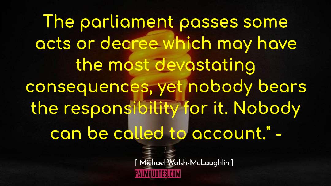 Devastating Loss quotes by Michael Walsh-McLaughlin