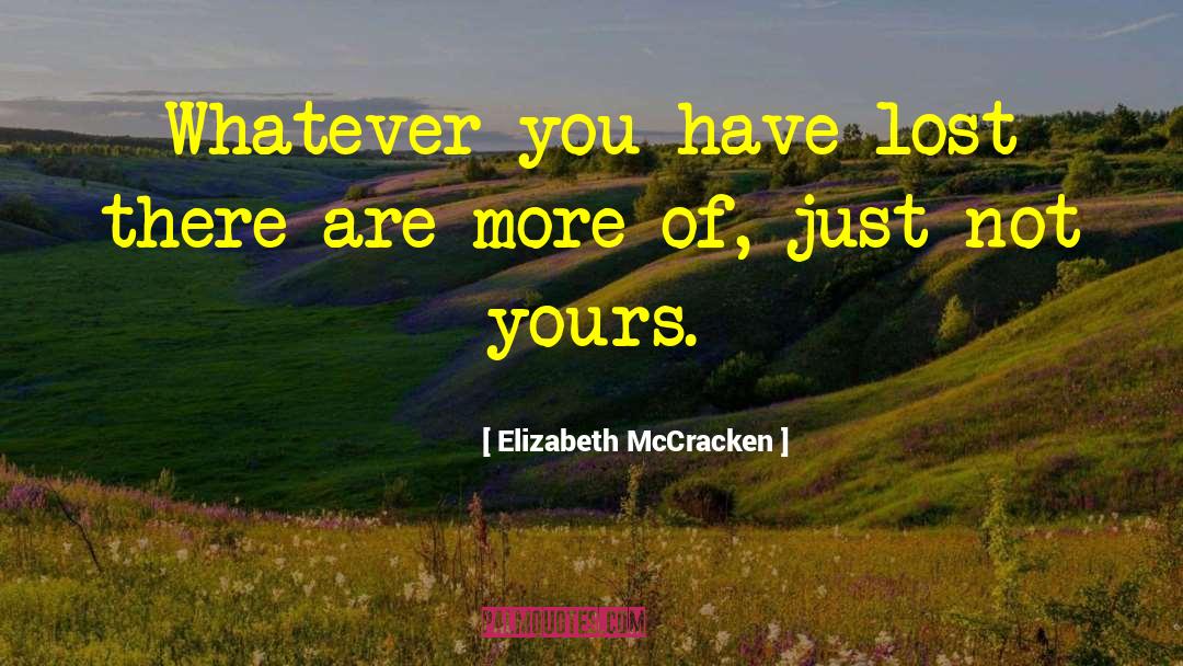 Devastating Loss quotes by Elizabeth McCracken