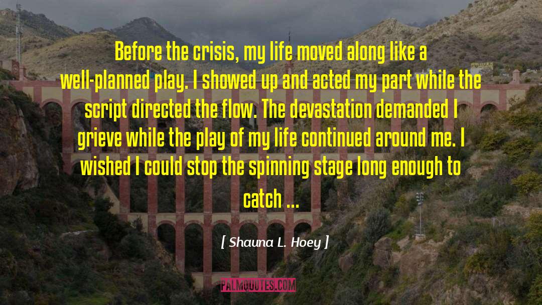 Devastation quotes by Shauna L. Hoey