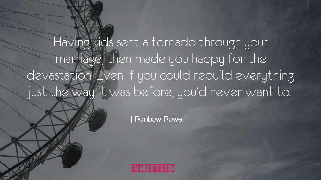 Devastation quotes by Rainbow Rowell