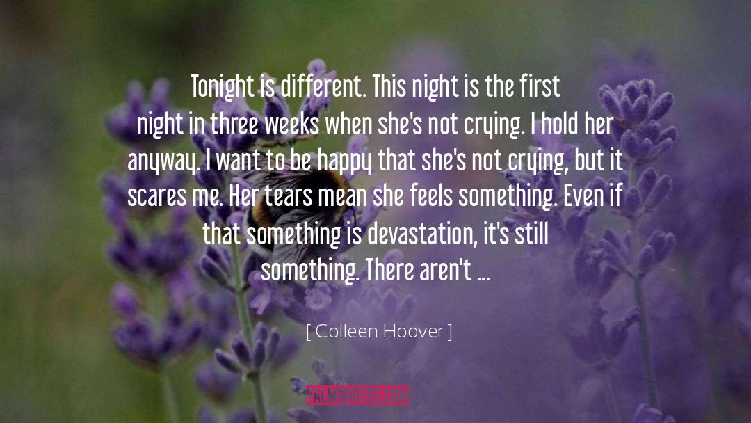 Devastation quotes by Colleen Hoover