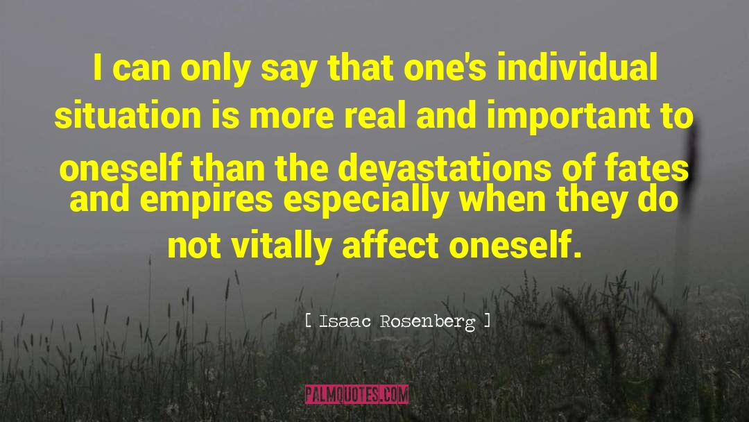 Devastations quotes by Isaac Rosenberg
