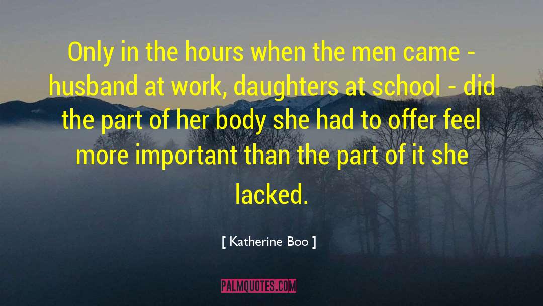 Devayani Husband quotes by Katherine Boo
