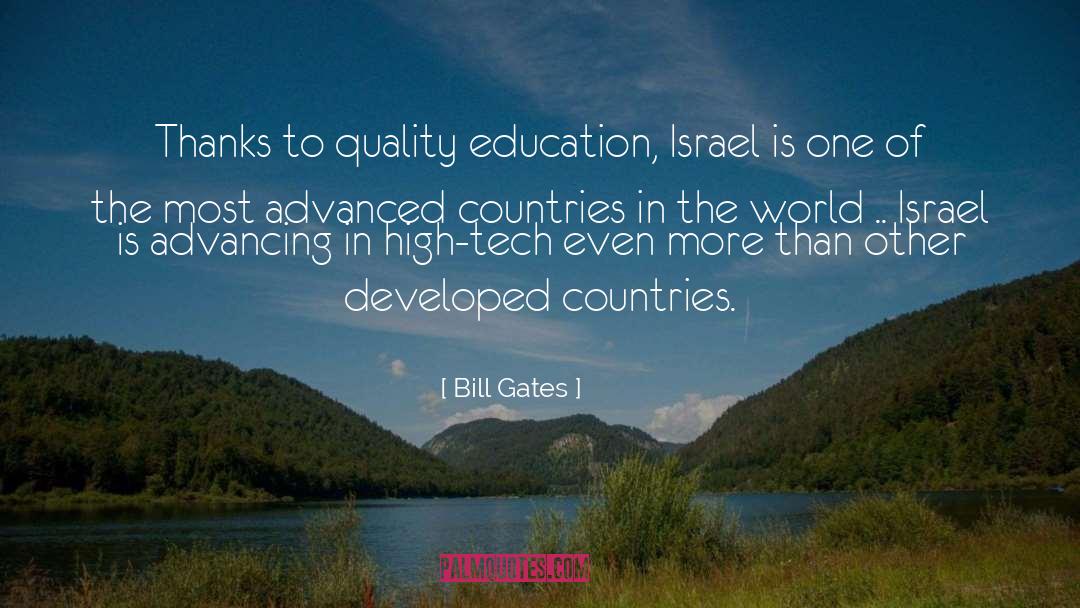 Developed Country quotes by Bill Gates