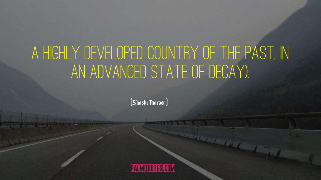 Developed Country quotes by Shashi Tharoor
