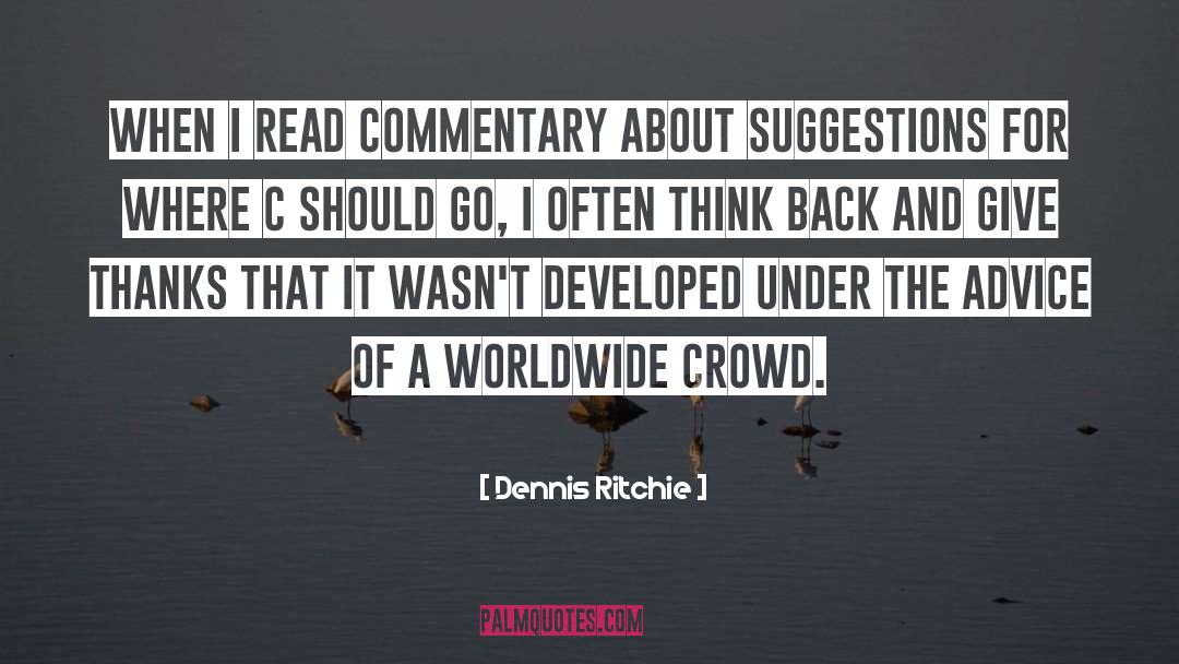Developed Nations quotes by Dennis Ritchie
