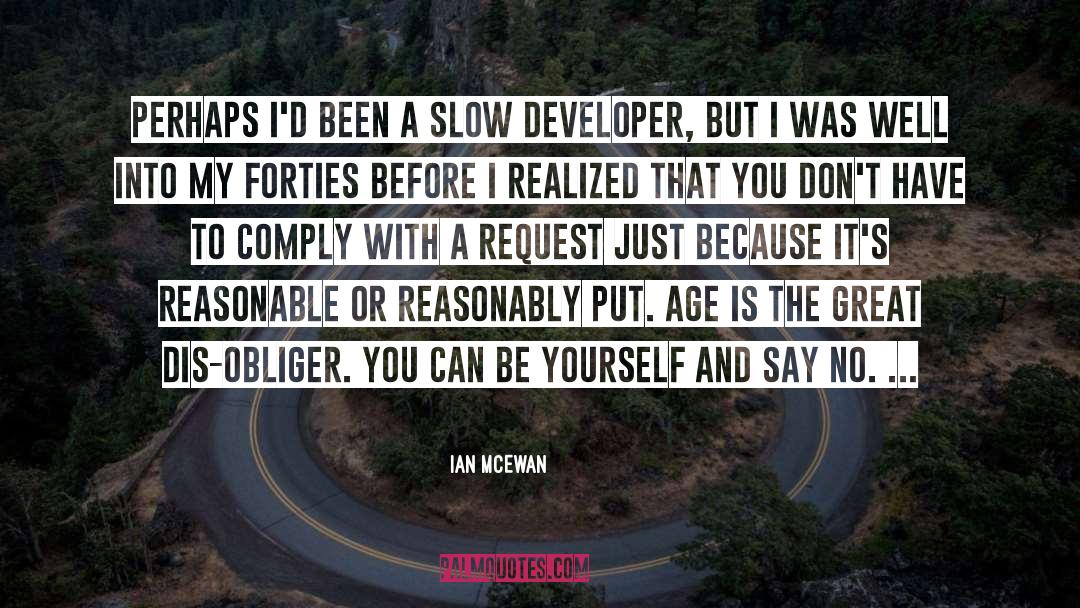 Developer quotes by Ian McEwan