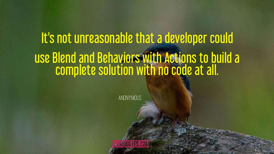 Developer quotes by Anonymous