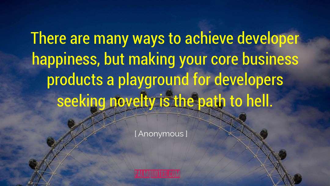 Developer quotes by Anonymous