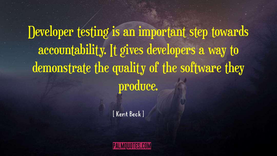 Developer quotes by Kent Beck