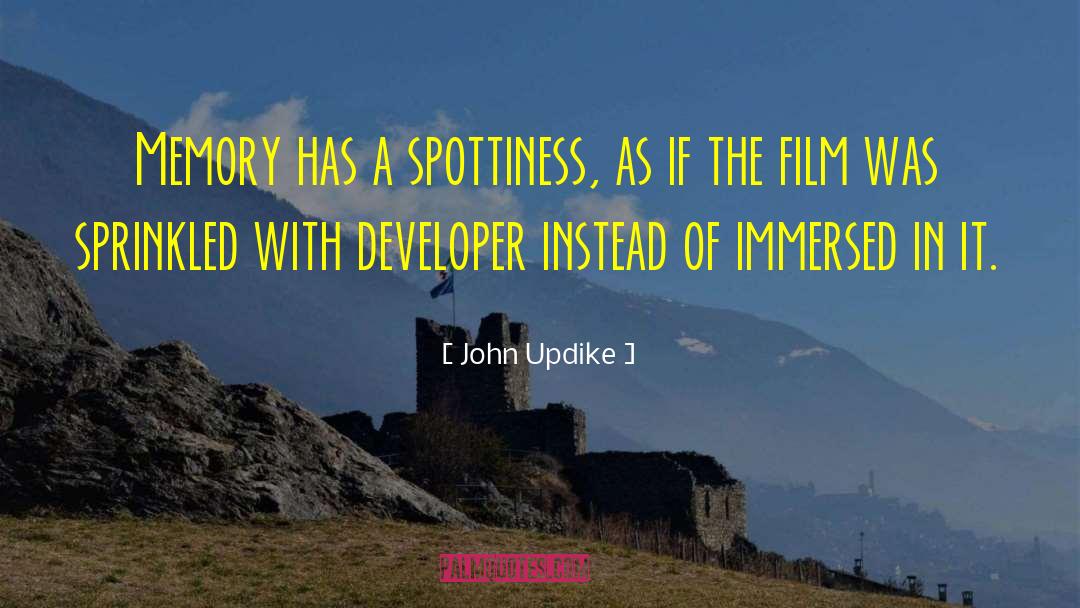 Developer quotes by John Updike