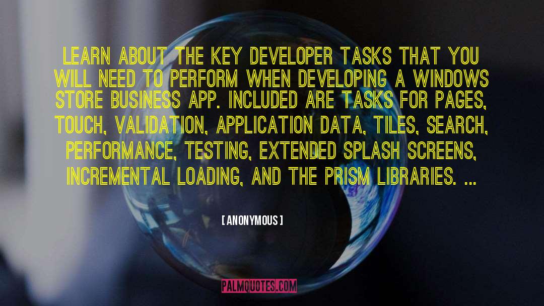 Developer quotes by Anonymous