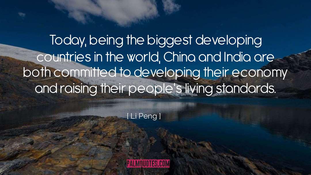 Developing Countries quotes by Li Peng