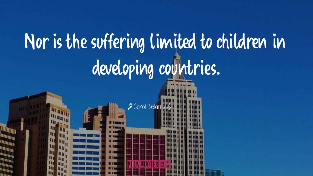 Developing Countries quotes by Carol Bellamy