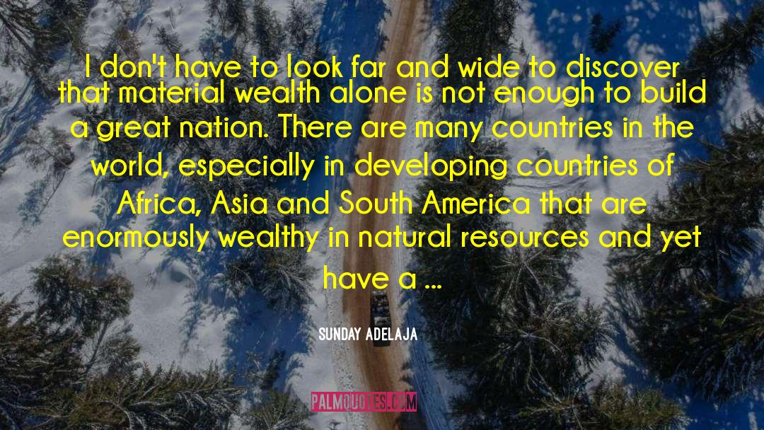 Developing Countries quotes by Sunday Adelaja