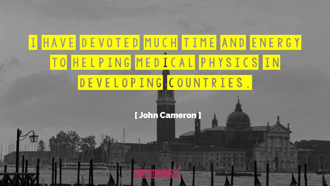 Developing Countries quotes by John Cameron