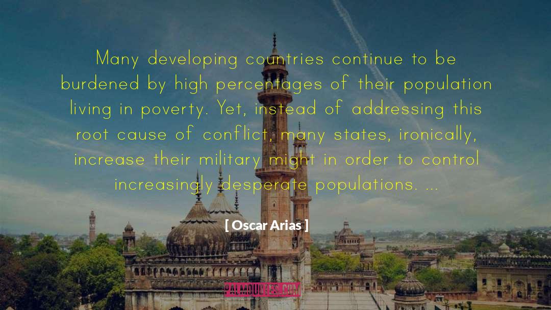 Developing Countries quotes by Oscar Arias