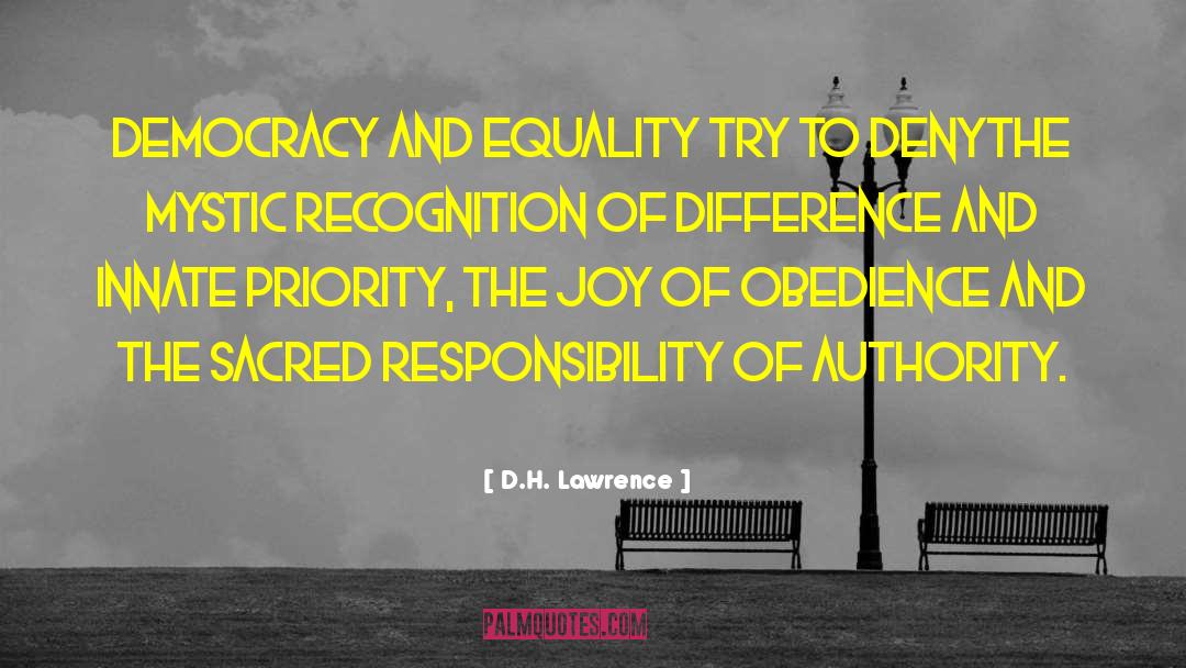 Developing Democracy quotes by D.H. Lawrence
