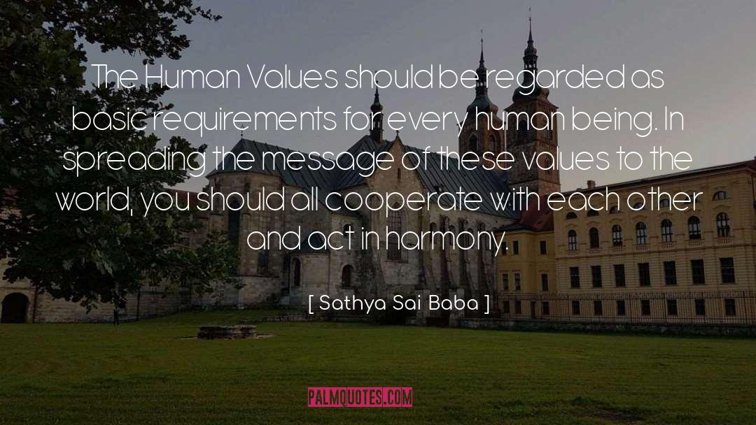 Developing Human quotes by Sathya Sai Baba