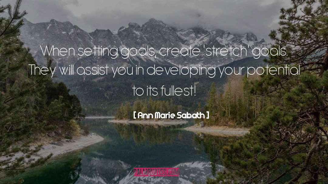 Developing quotes by Ann Marie Sabath