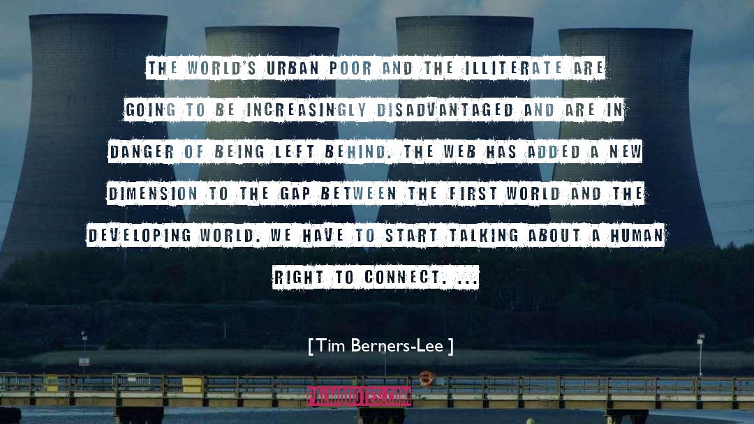 Developing World quotes by Tim Berners-Lee