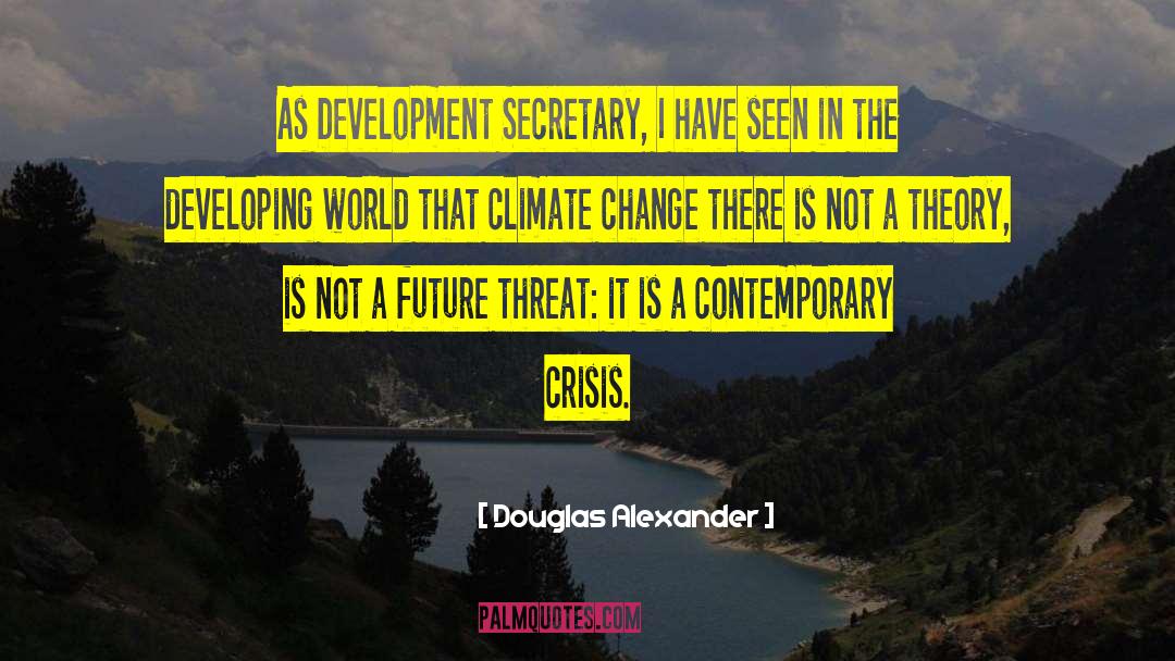 Developing World quotes by Douglas Alexander