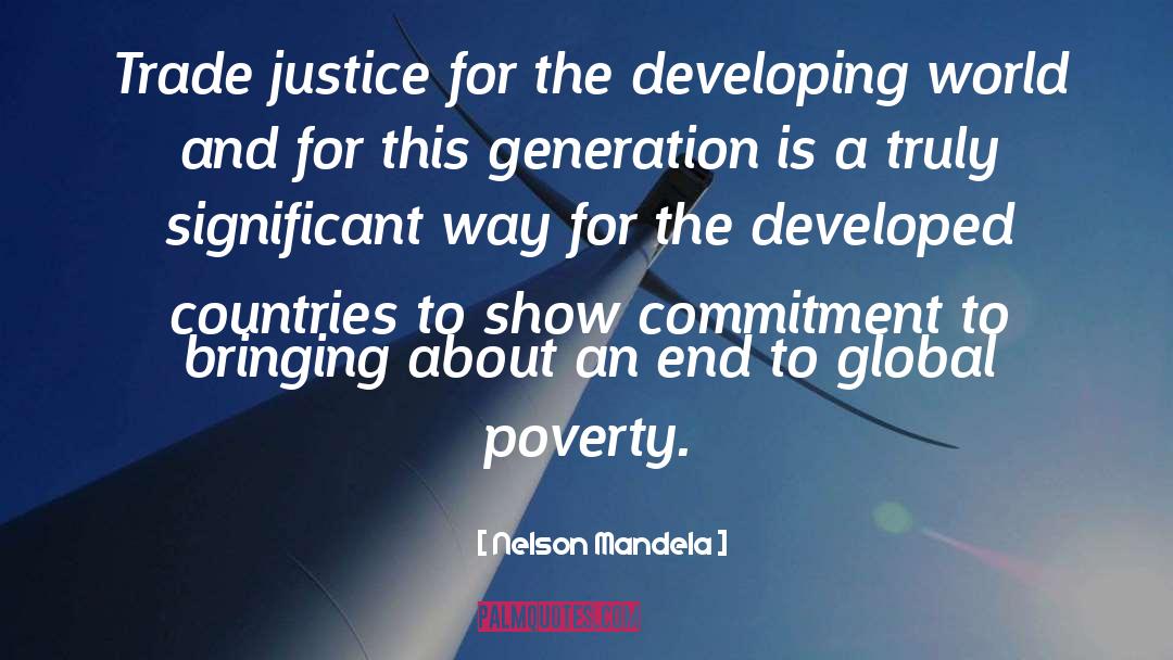 Developing World quotes by Nelson Mandela