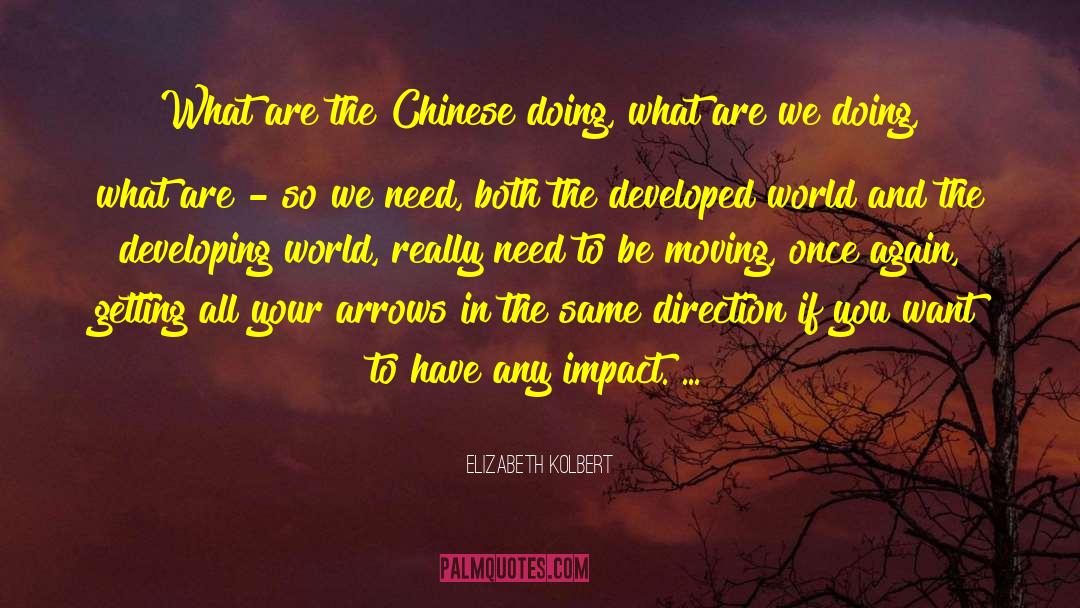 Developing World quotes by Elizabeth Kolbert