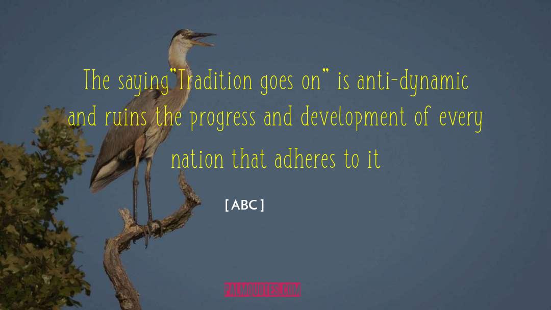 Development Aid quotes by ABC
