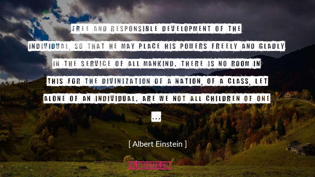 Development Model quotes by Albert Einstein