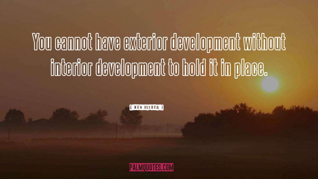 Development quotes by Ken Wilber