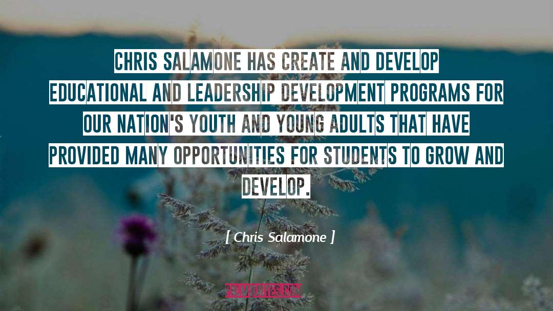 Development quotes by Chris Salamone