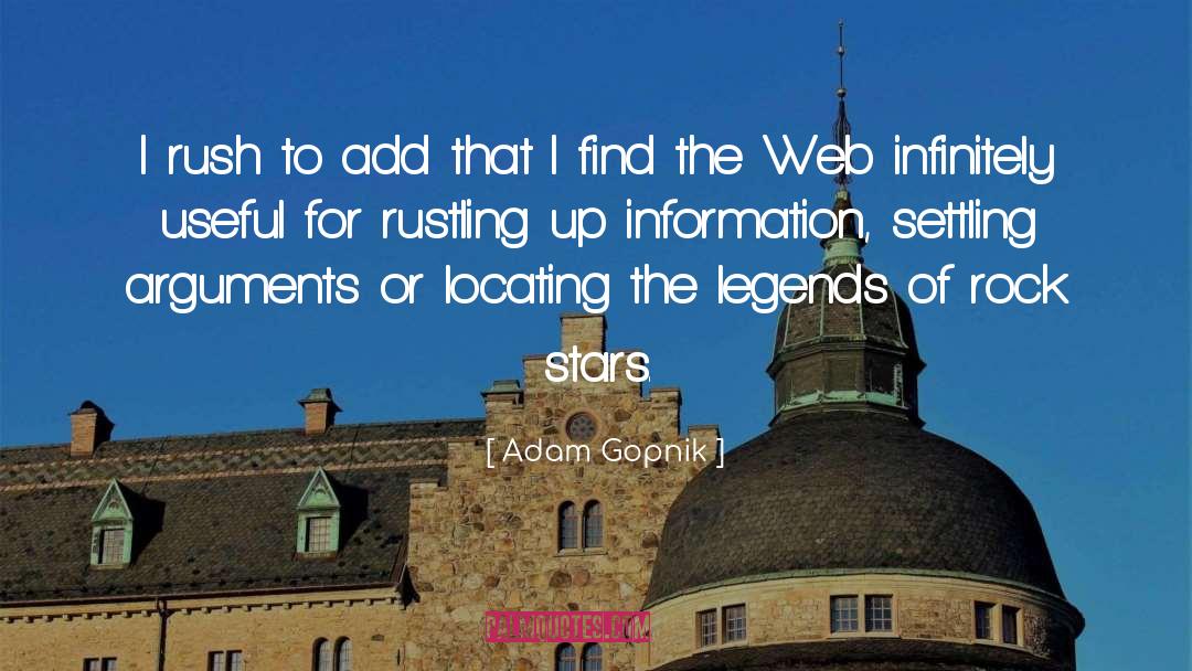 Developpement Web quotes by Adam Gopnik
